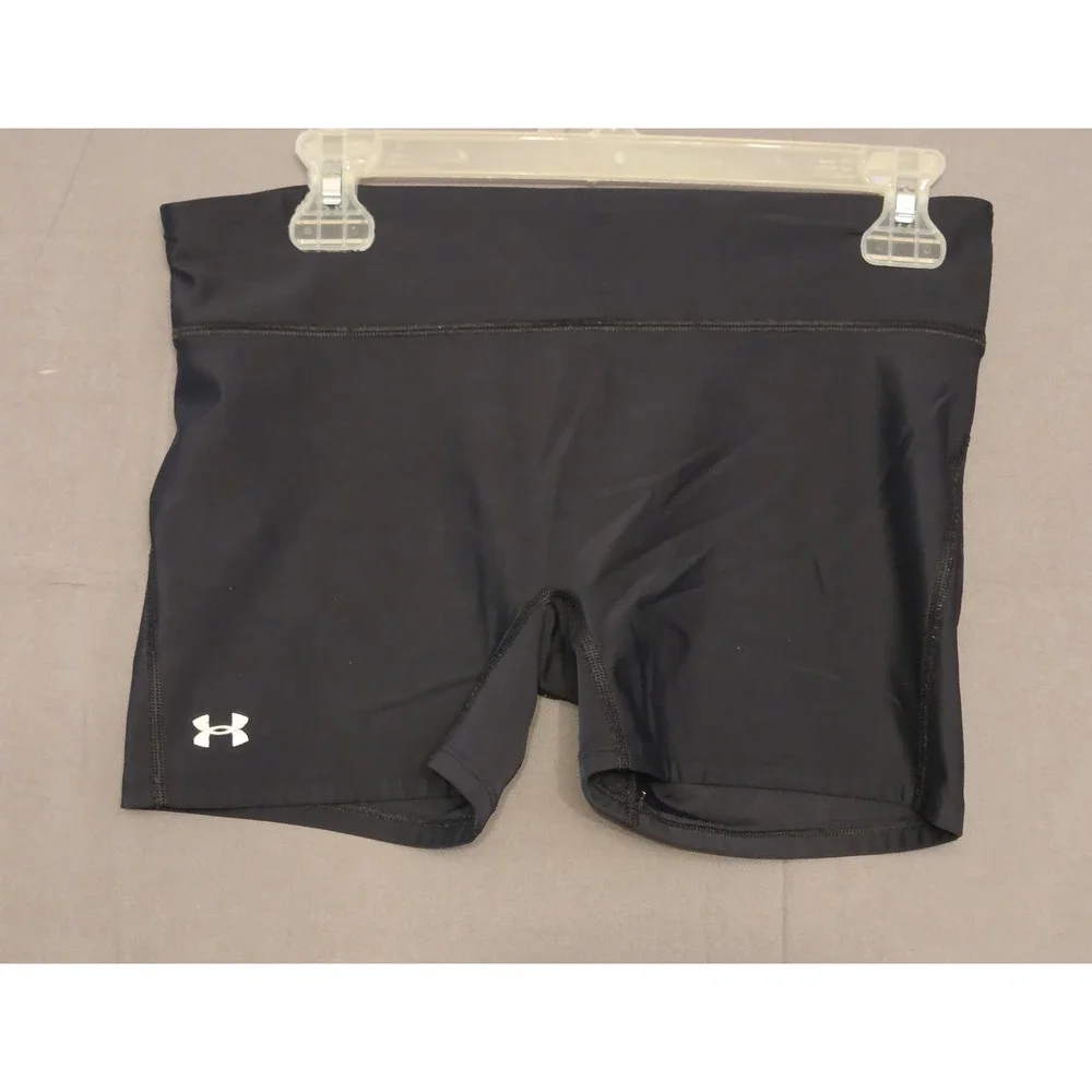 Under Armour Shortie Compression Shorts Women's Size Large‎ Black